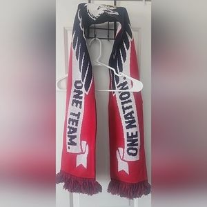 2020 U.S. Soccer Insider Member Scarf - Ruffneck Acrylic Red White Blue J65